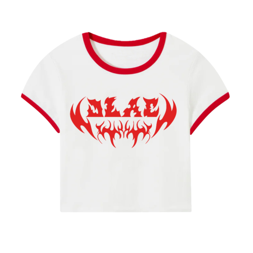 Core Baby Tee Color Ribbing(200GSM)