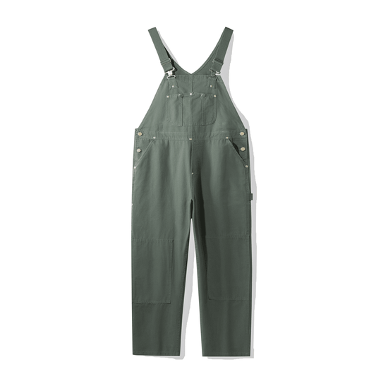 Unisex Loose-Fit Utility Bib Overall Jumpsuit